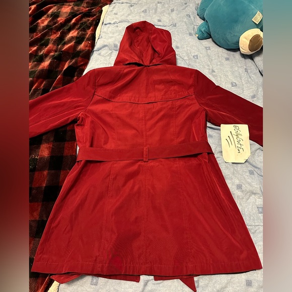 Braetan Peacoat w/ hoodie - Red - Picture 16 of 16